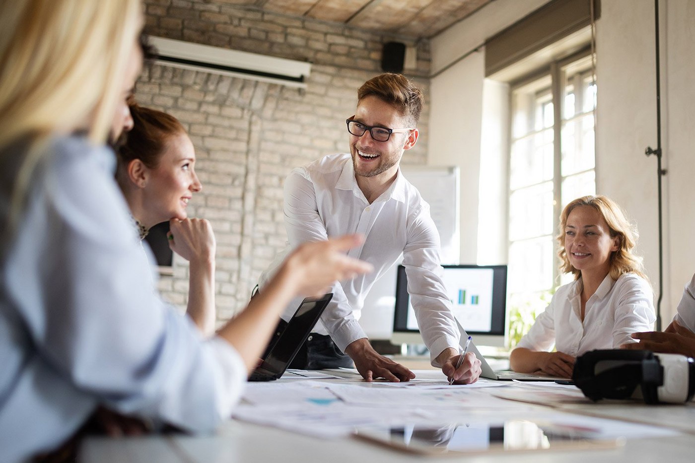 people-around-desk